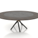 3d model Mesa de comedor Hector 140 (Extra Leaves Dark 140 - 200) - vista previa