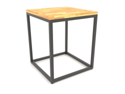 Table basse carrée (PLANCHER BOIS, 40X40X44)