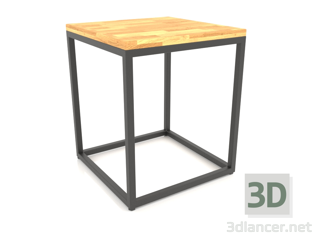 Modelo 3d Mesa de centro quadrada (PISO DE MADEIRA, 40X40X44) - preview