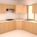 3d Kitchen-style minimalism model buy - render