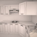 3d Kitchen-style minimalism model buy - render