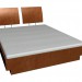 Modelo 3d Cama 200 x 160 - preview