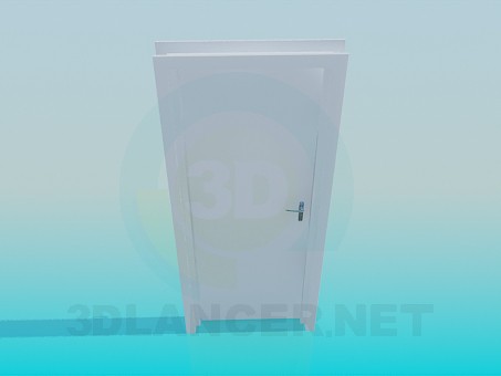 Modelo 3d Porta do escritório - preview