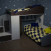 3d model Cot - preview