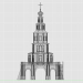 3d model Nuevo monasterio de Jerusalén. Templo de la puerta - vista previa