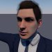 3d Man character Low-poly 3D model model buy - render