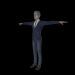 3d Man character Low-poly 3D model модель купить - ракурс