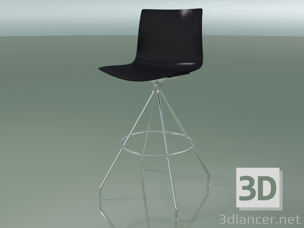 3d model Taburete de bar 0487 (polipropileno PO00109) - vista previa