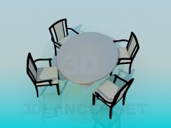 Table with chairs