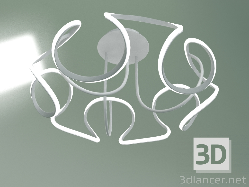 modello 3D Lampada da soffitto a LED Alstroemeria 90238-1 (bianco) - anteprima