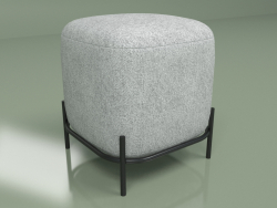 Pouf carré Pawai (gris)