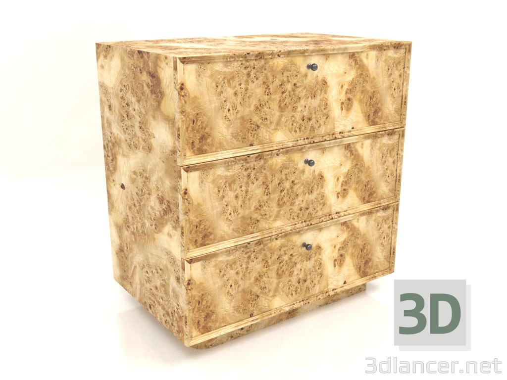 modello 3D Cassettiera TM 15 (803х505х834, scala in legno impiallacciato) - anteprima