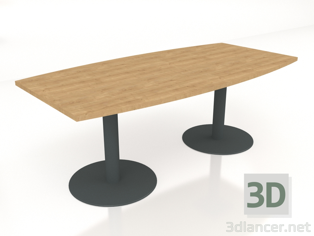 3D Modell Verhandlungstisch Tack Conference ST12P (2000x1000) - Vorschau