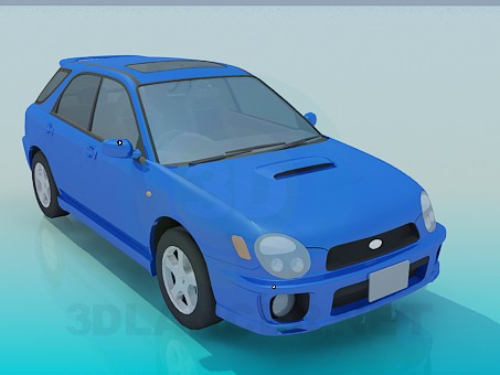 modello 3D Subaru impreza - anteprima