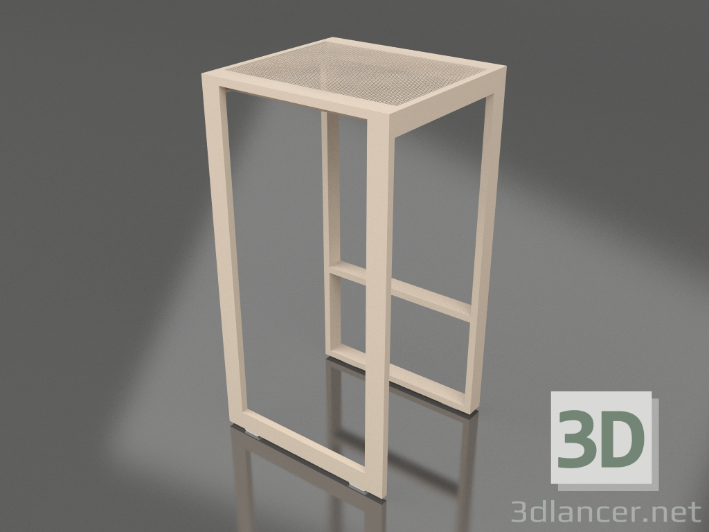 modèle 3D Tabouret haut (Sable) - preview