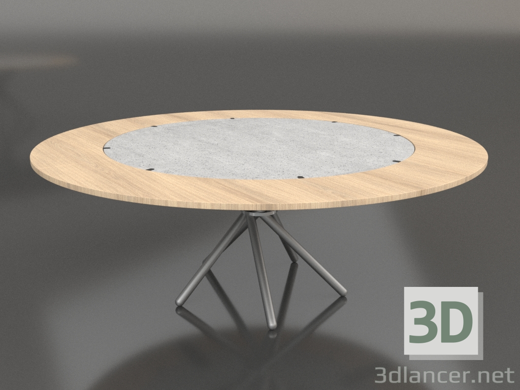 Modelo 3d Mesa de jantar Hector 140 (Extra Folhas Light 140 - 200) - preview