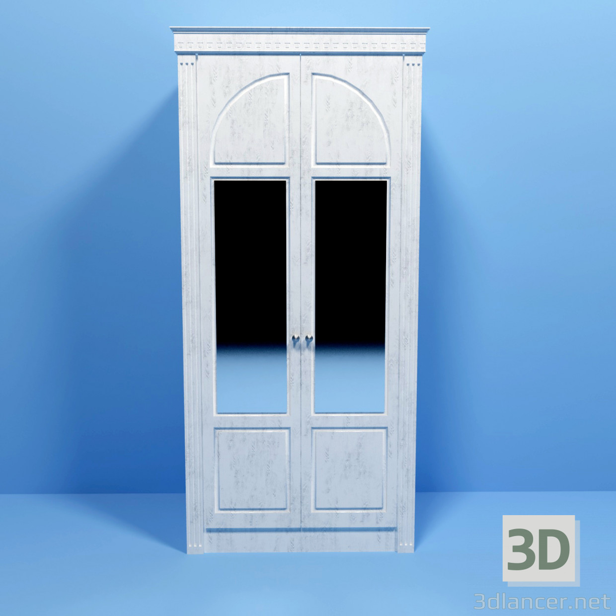 modèle 3D Locker - preview