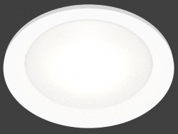 Recesso luminária LED (DL18891_15W Branco R Dim)