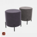 modèle 3D Pouf Ottoman 430 - preview