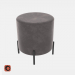 modèle 3D Pouf Ottoman 430 - preview