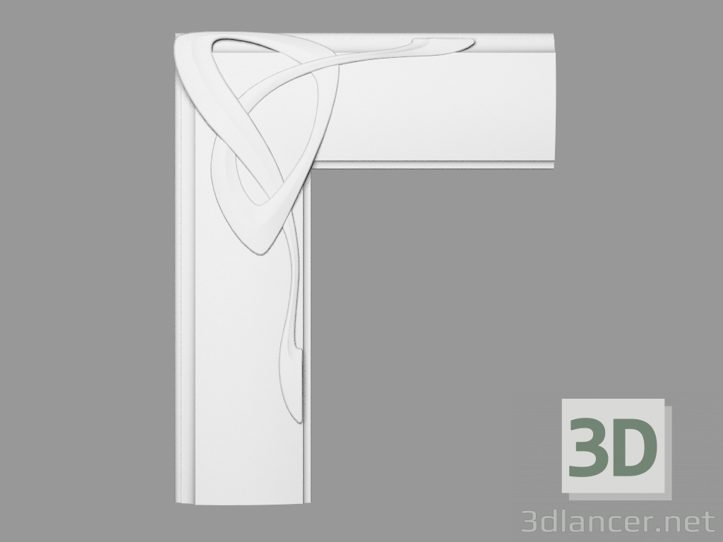 modello 3D Elemento angolare (UL 010, UL 011) - anteprima