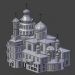 3d model New Jerusalem Monastery. Resurrection Cathedral - preview