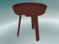 Table basse Around (petite, rouge foncé)