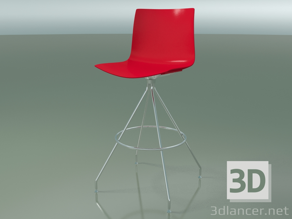 Modelo 3d Banqueta alta 0487 (polipropileno PO00104) - preview