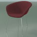 3d model Chair 4211 (4 legs, with front trim, PP0003) - preview