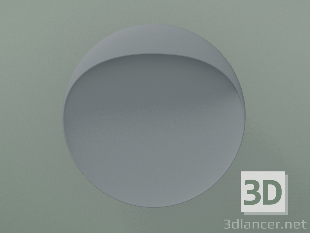 3d model Lámpara de pared FLINDT WALL (D 200 mm, LED-MD 27K, ALUC) - vista previa