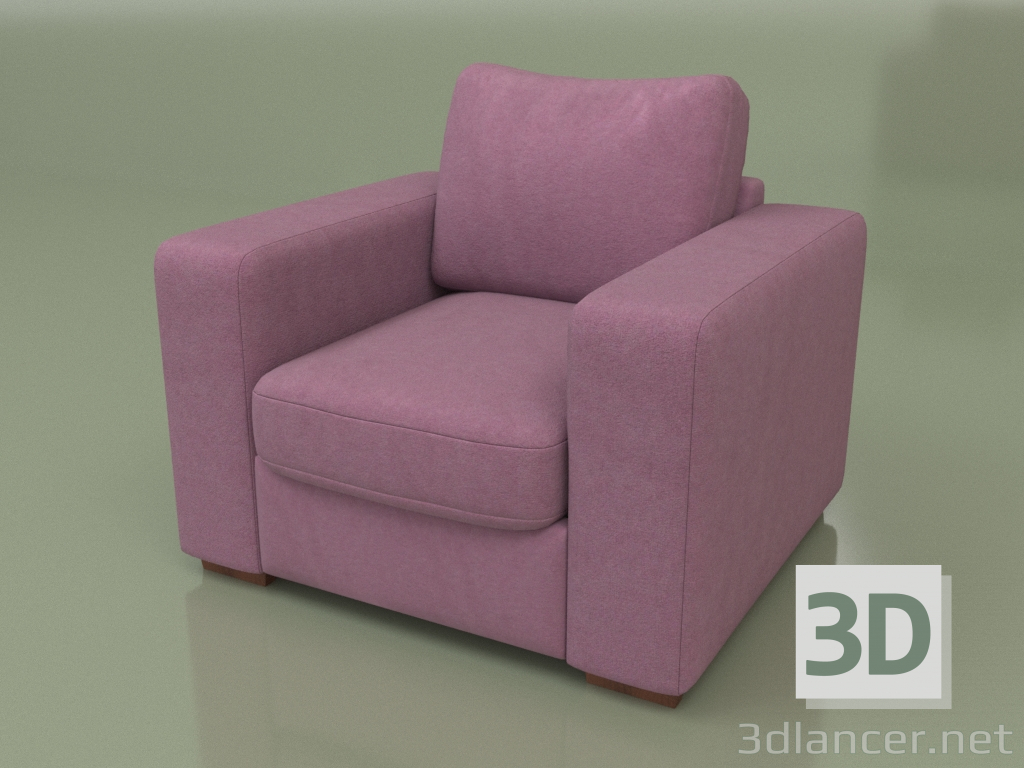 3d model Sillón Morti (Salón 15) - vista previa