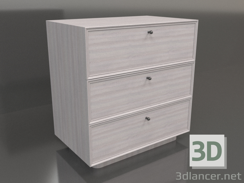 3d model Chest of drawers TM 15 (803х505х834, wood pale) - preview