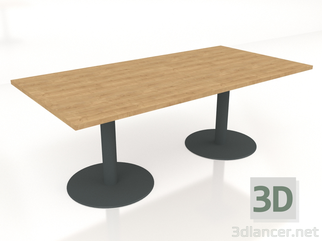 modèle 3D Table de négociation Tack Conference ST12PK (2000x1000) - preview