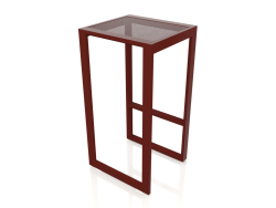 Tabouret haut (Vin rouge)