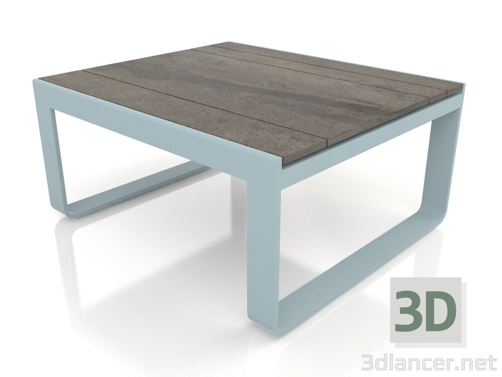 modèle 3D Table club 80 (DEKTON Radium, Bleu gris) - preview