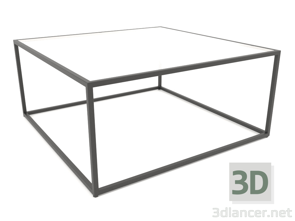 3d model Mesa de centro cuadrada (VIDRIO, 100X100X50) - vista previa