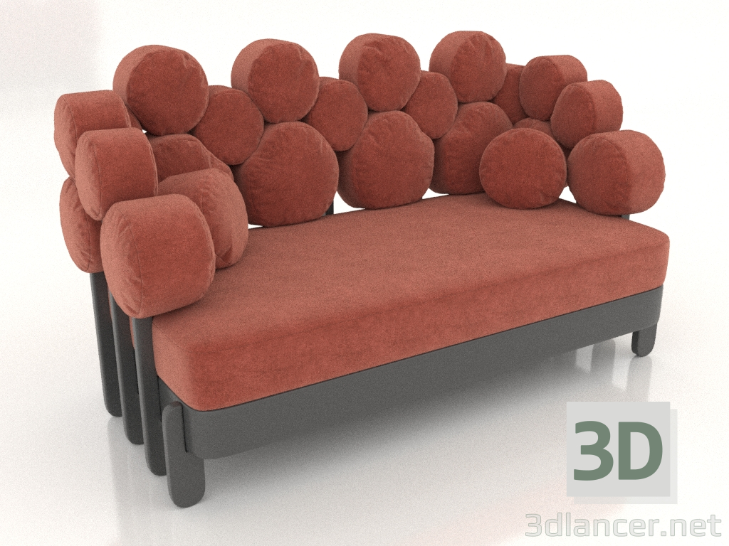 3d model Sofá pequeño IKRA (opción 6) - vista previa