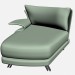 3D Modell Sessel (Sofa) Super Roy Twin 1 - Vorschau