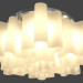 modello 3D Lampadario aurora mx51117-7a - anteprima