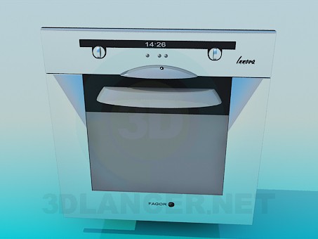 Modelo 3d Forno - preview