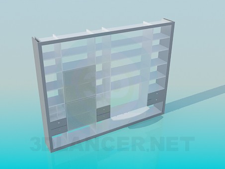 3d model Rack large - preview