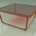 3D Modell Couchtisch 001 (Broniertes Glas, Metallrost, Farsena Stone) - Vorschau