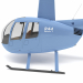 3d Вертолет Robinson R44 модель купить - ракурс