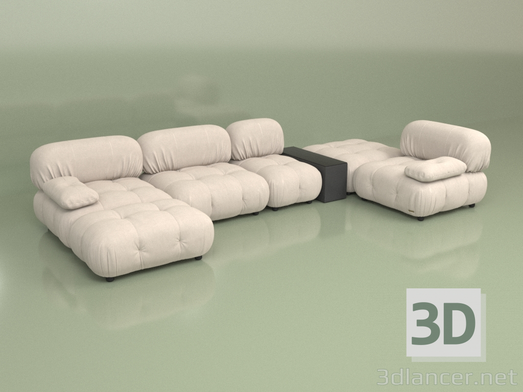 3D Modell Modulares Sofa Ottawa (Set 01) - Vorschau