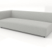 3d model Sofa module for 2 people (XL) 223x100 with an armrest on the left - preview