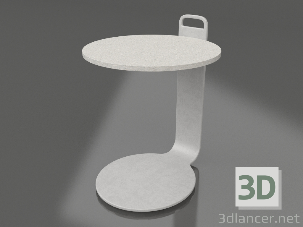 3d модель Стіл кавовий Ø36 (Agate grey, DEKTON Sirocco) – превью