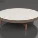 3d model Round coffee table Ø90x22 (Bronze, DEKTON Sirocco) - preview