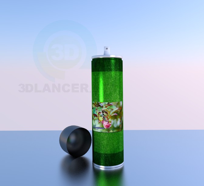 3D Modell Körperspray - Vorschau