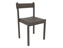 Silla de comedor Thibault (roble oscuro)