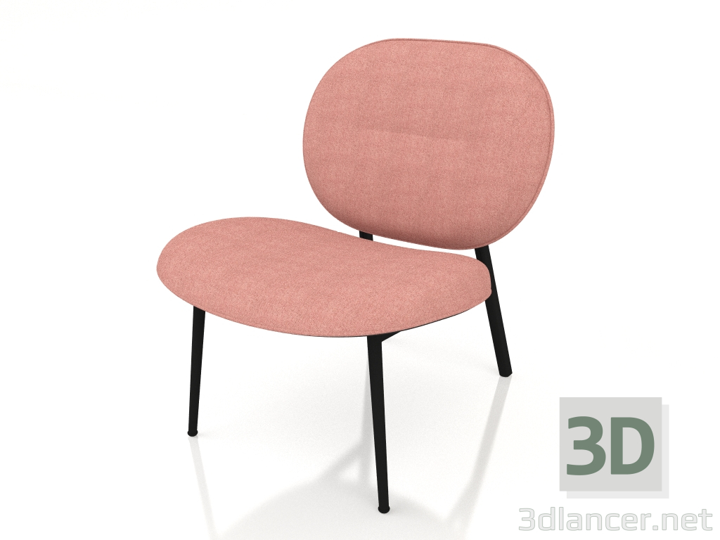 3d model Silla Spike (Rosa) - vista previa